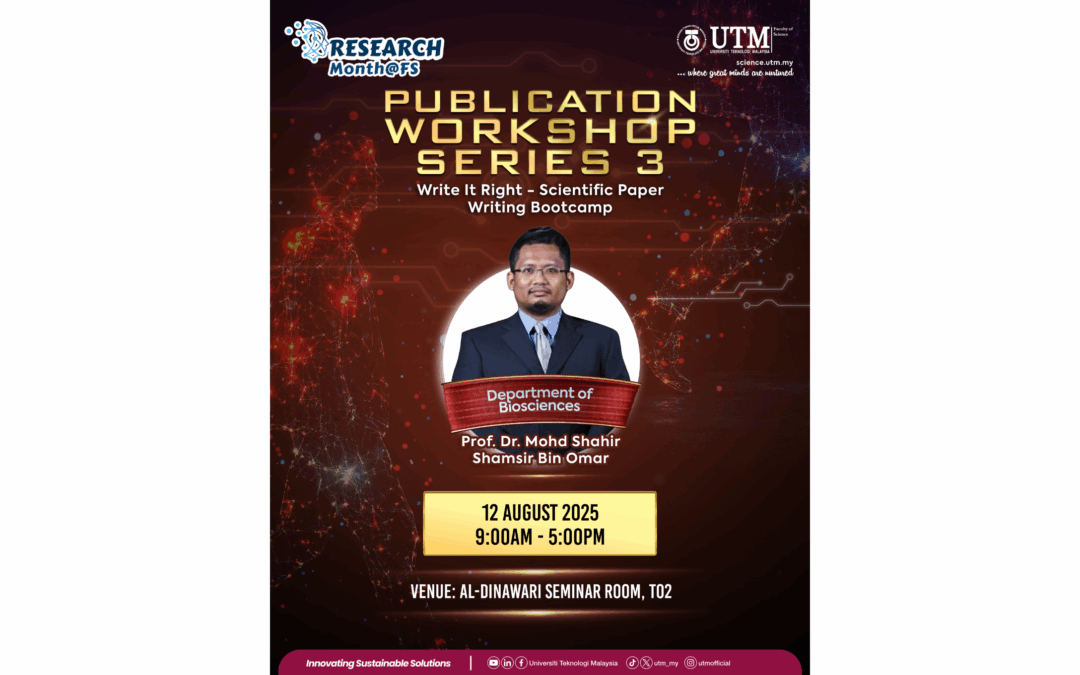 Publication Workshop Series 3 Empowers Scientific Writing