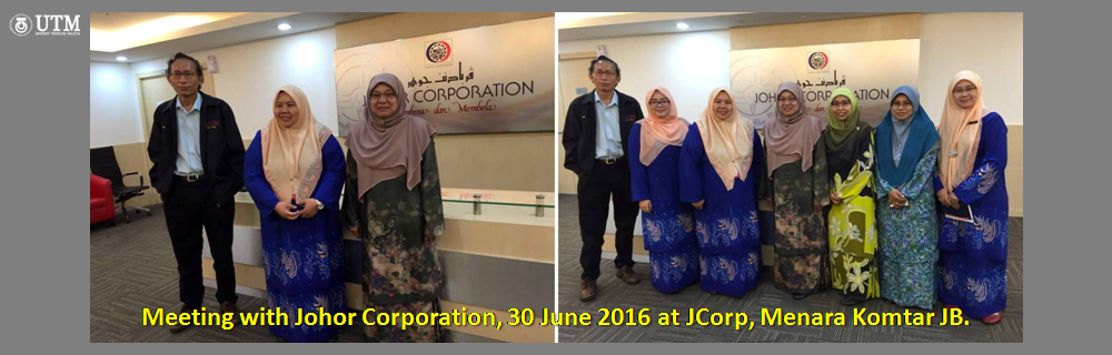 Meeting with Johor Corporation, 30 June 2016 at JCorp, Menara Komtar JB.