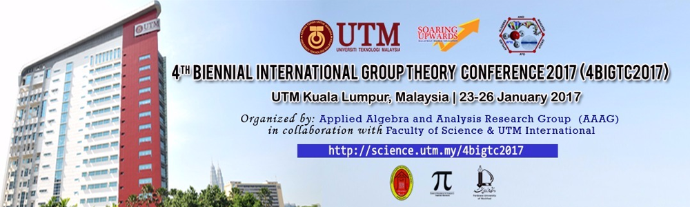 4th Biennial International Group Theory Conference 2017
