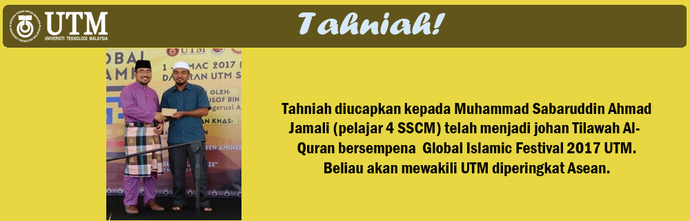 Tahniah! Johan Tilawah Al-Quran