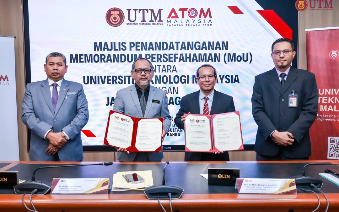 UTM meterai MoU bersama Jabatan Tenaga Atom perkukuh penyelidikan STEM