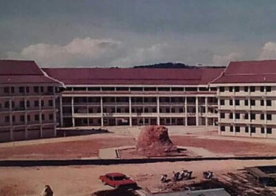 Busut (mound) from the original highland served as the surveying mound during the planning of UTM Skudai Campus.