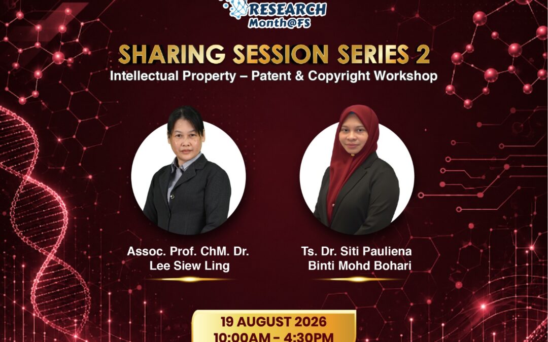 Sharing Session Series 2: Intellectual Property – Patent & Copyright Workshop