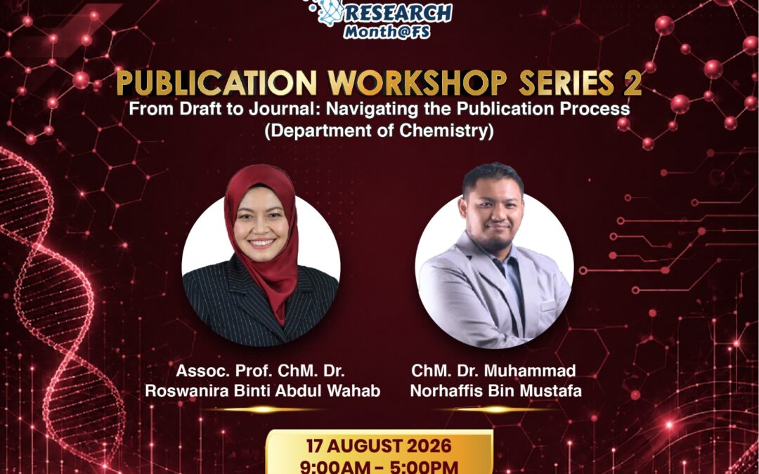 Publication Workshop Series 2: From Draft to Journal – Navigating the Publication Process