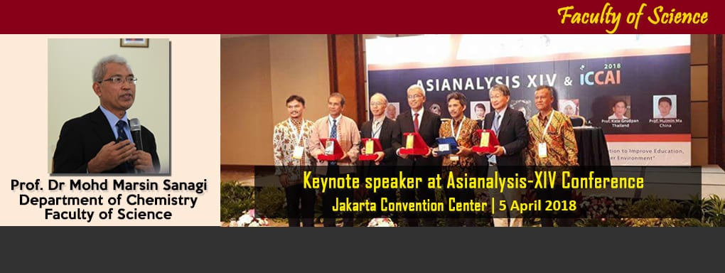 Prof. Marsin Sanagi: Keynote speaker at Asianalysis-XIV Conference