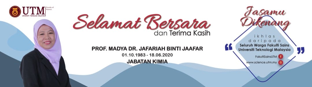 Selamat Bersara, Prof. Madya Dr. Jafariah jaafar