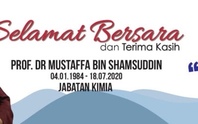 Selamat Bersara, Prof. Dr. Mustafa Shamsuddin