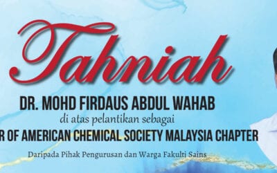 Tahniah, Dr. Mohd Firdaus Abdul Wahab
