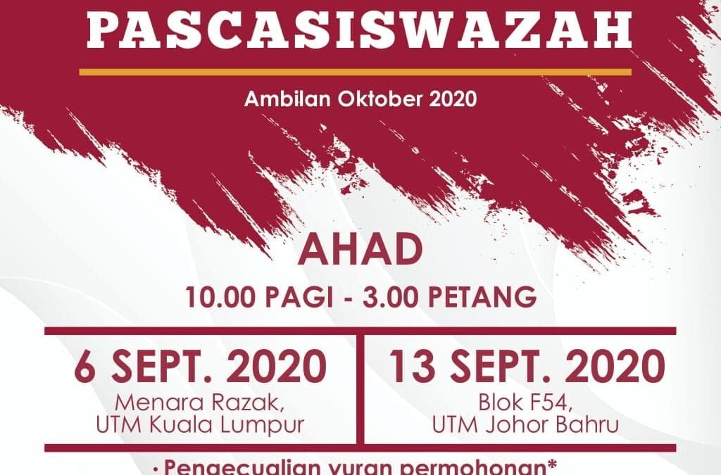 HARI TERBUKA PASCASISWAZAH (UTM JOHOR BAHRU)