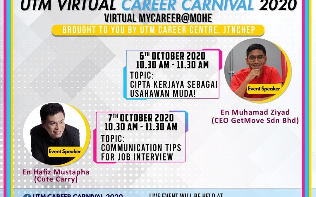 VIRTUAL CAREER TALK by UTM Career Centre, JTNCHEP