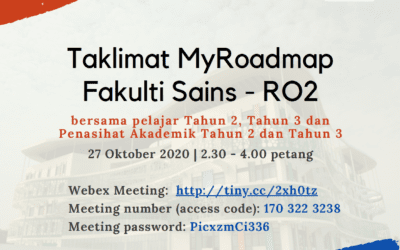Taklimat MyRoadmap Fakulti Sains RO2