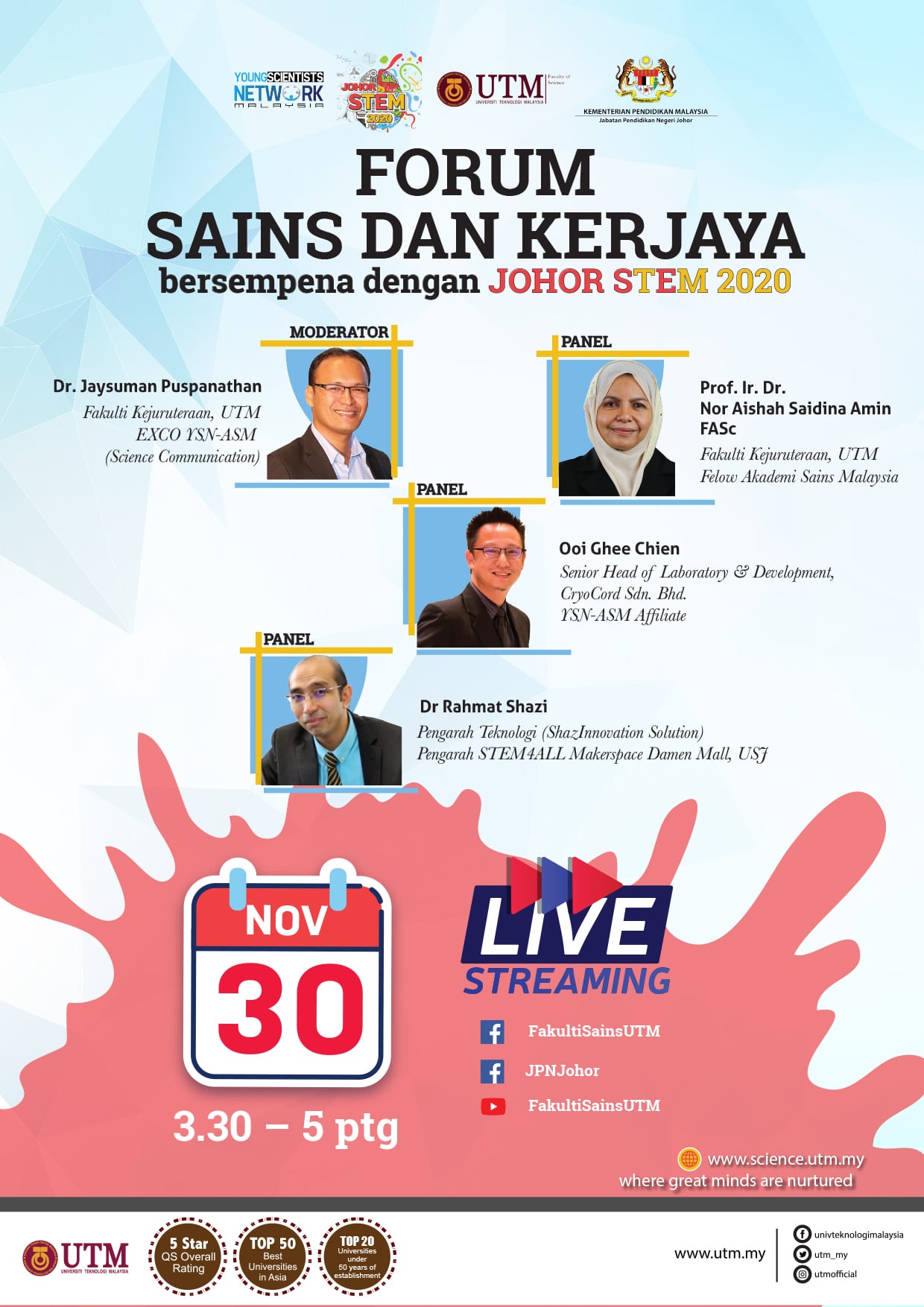 forum sains kerjaya