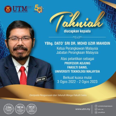 Congratulations to YBhg. Dato' Sri Dr. Mohd Uzir Mahidin | Faculty of ...